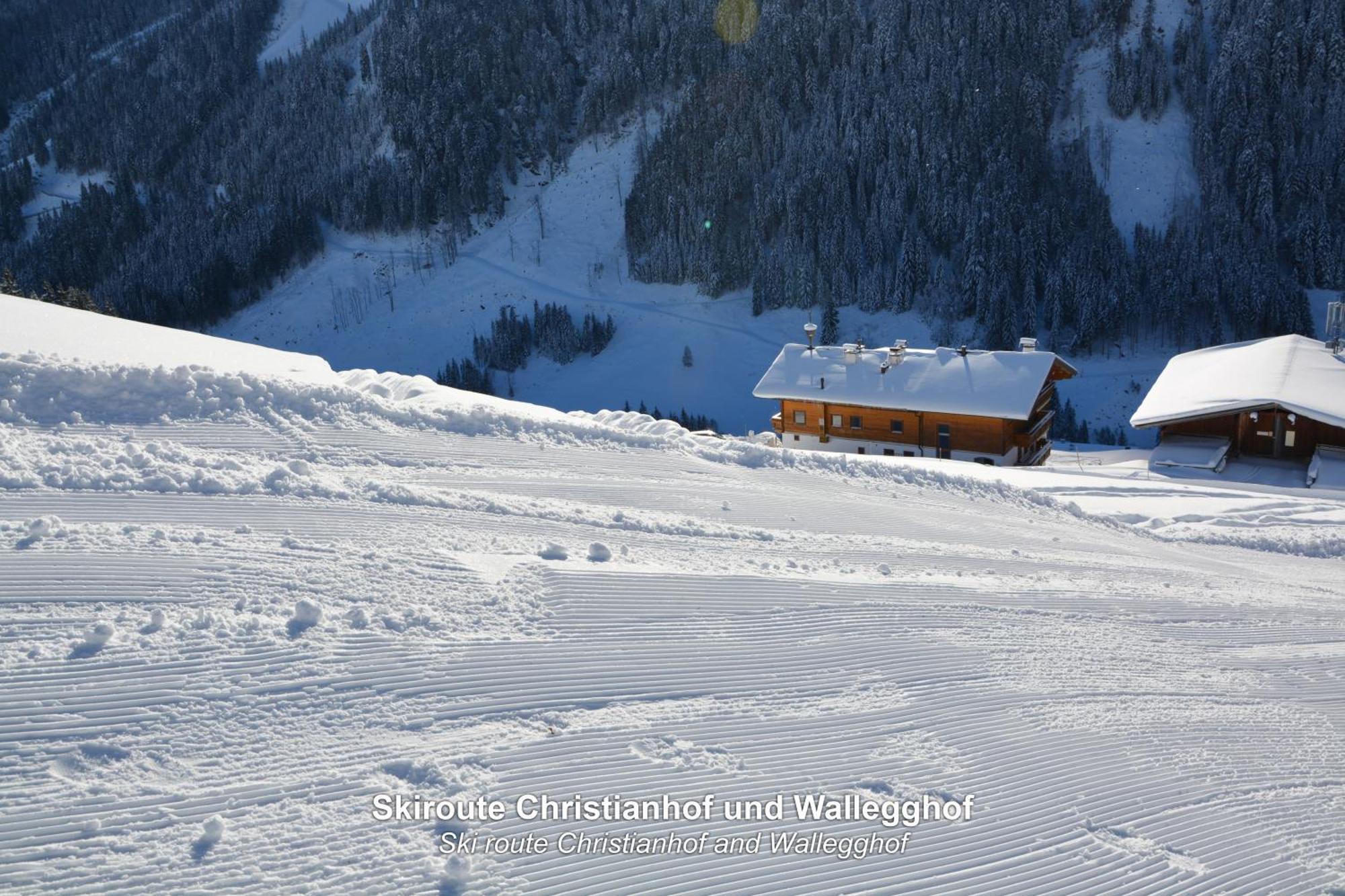 Ski In-Ski Out - Gaestehaeuser Saalbach-Hinterglemm - Wallegghof Christianhof Екстериор снимка
